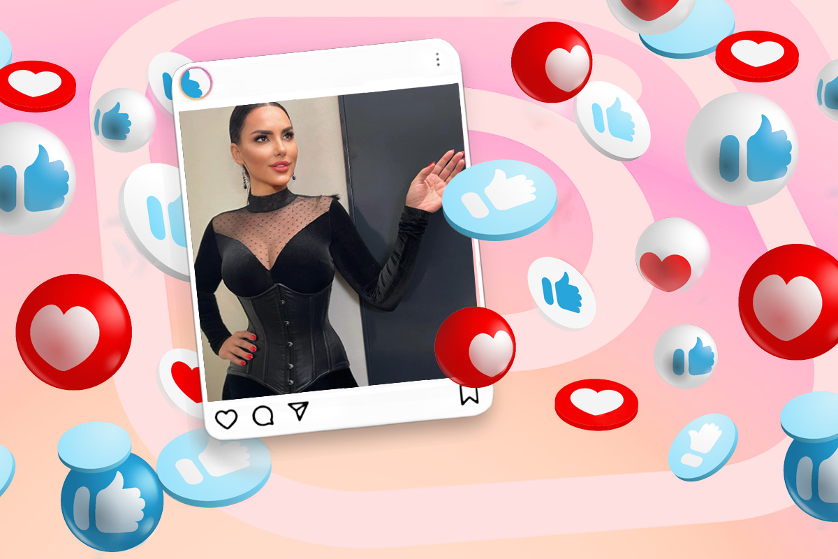 Lavinia Pîrva, la un pas de accident vestimentar. Soția lui Bănică Jr. a lăsat la vedere mai mult decât trebuia