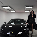 Mașina pe care modelul a primit-o cadou de la iubitul ei