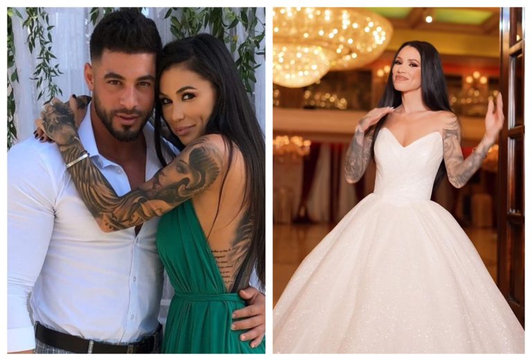 Roxana Vancea și Dragoș Paiu s-au căsătorit religios. Cum și-au făcut apariția în biserică, primele imagini. Vedeta, o mireasă superbă