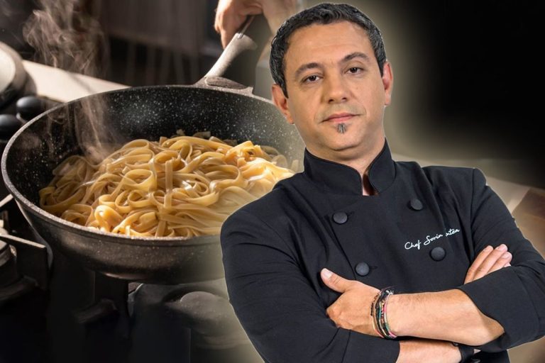 Rețeta specială de paste a lui Chef Sorin Bontea. Ce face cu apa fiartă, schimbă tot gustul preparatului