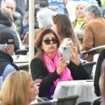 Venice, ITALY  - *EXCLUSIVE*  - The French businesswoman and philanthropist Francoise Bettencourt Meyers  with an estimated net worth of US $94.9 billion as of January 2024, according to Forbes is seen out on her holidays in Venice, Italy.

Francoise was accompanied by her husband Jean-Pierre Meyers and sons Jean-Victor Meyers and Nicolas Meyers during their Italian trip where they were seen sightseeing and a little fine Italian dining.

BACKGRID UK 7 APRIL 2024,Image: 863594329, License: Rights-managed, Restrictions: RIGHTS: WORLDWIDE EXCEPT IN ITALY, Model Release: no, Pictured: Francoise Bettencourt Meyers - Jean-Pierre Meyers - Jean-Victor Meyers - Nicolas Meyers, Credit line: Cobra Team / BACKGRID / Backgrid UK / Profimedia