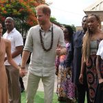 ABUJA, NIGERIA - MAY 10: Duke of Sussex Prince Harry (2nd L) his wife Meghan Markle (L), Duchess of Sussex, visit the Lightway Academy in Abuja, Nigeria as part of celebrations of Invictus Games anniversary on May 10, 2024. Emmanuel Osodi / Anadolu/ABACAPRESS.COM,Image: 871740727, License: Rights-managed, Restrictions: , Model Release: no, Credit line: AA/ABACA / Abaca Press / Profimedia