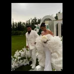 Cum a aratat si cat a costat rochia pe care a purtat-o Andra Volos la cununia civila 1