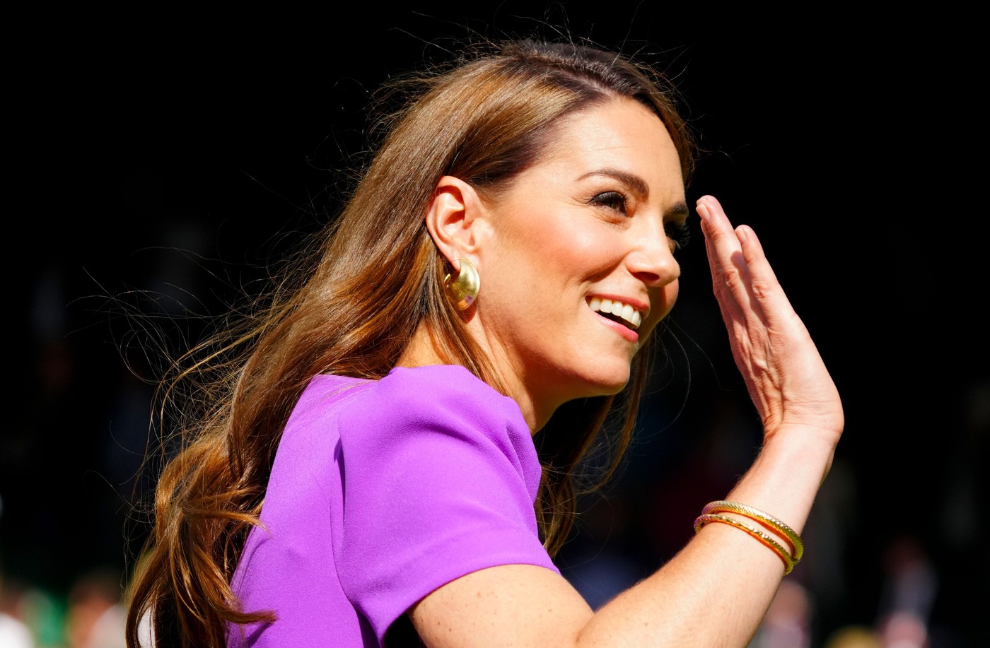 Mesajul ascuns al ținutei purtate de Kate Middleton la Wimbledon. Ce semnificație puternică are rochia de culoare mov