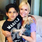 Vica Blochina, imagine rara cu fiul ei si al lui Victor Piturca