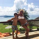 Vica Blochina, imagine rara cu fiul ei si al lui Victor Piturca 19