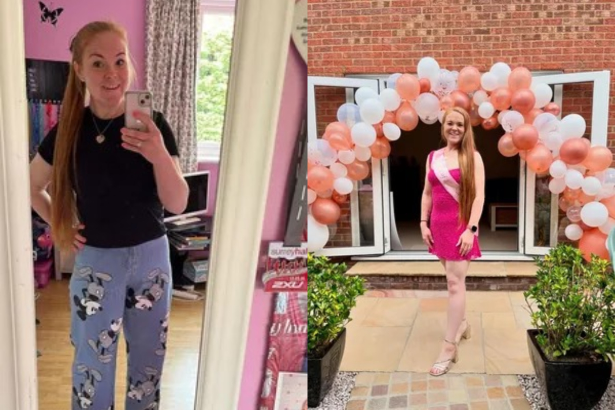 Cum a slăbit această tânără 70 de kg în doar 8 luni