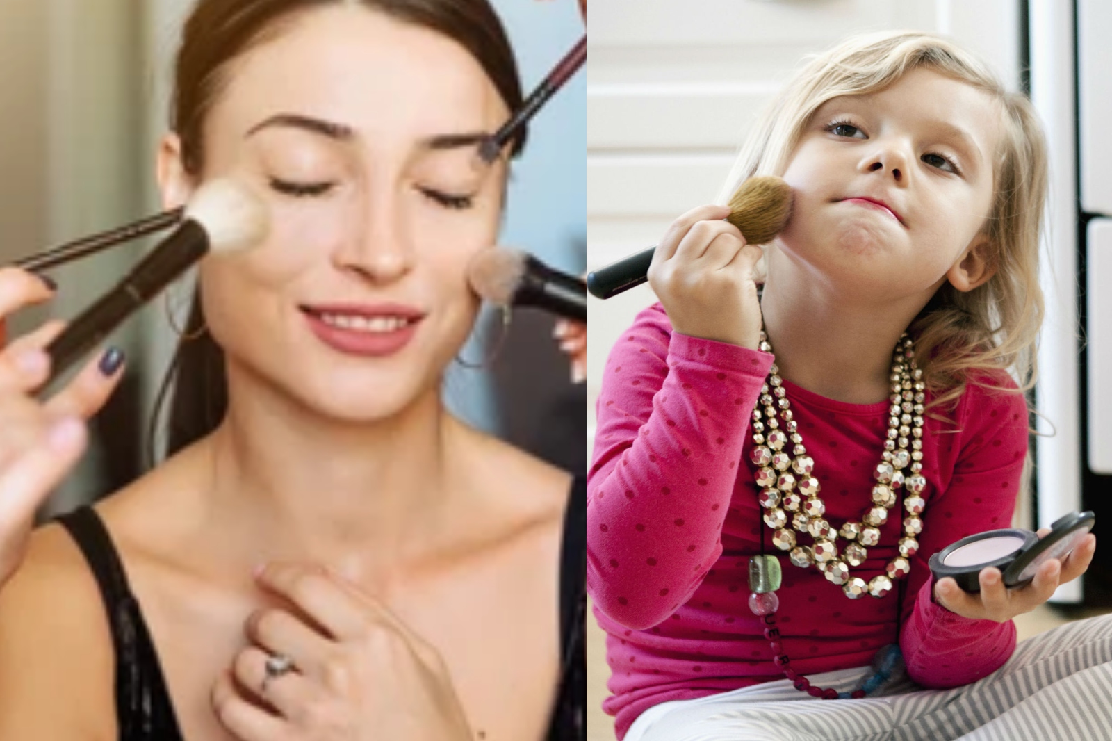 Unele adolescente încep să se machieze la vârste fragede