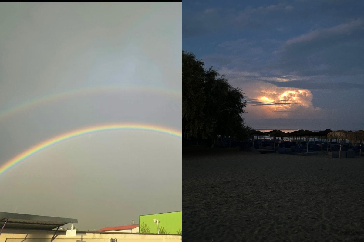 Spectacol pe cerul României