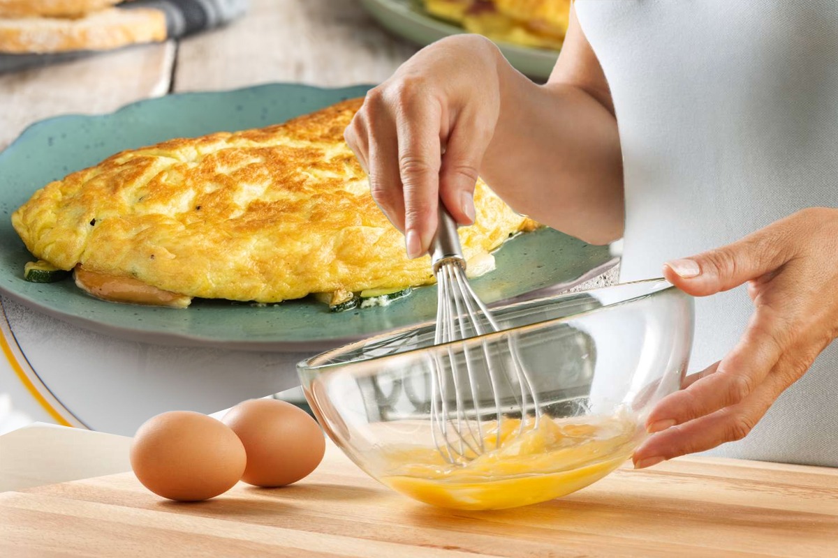 Cum să faci o omletă gustoasă și pufoasă