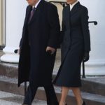 Melania Trump a abordat un stil sobru și elegant