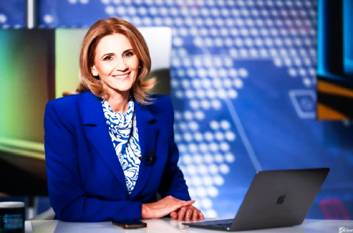 Anca Alexandrescu la începuturile ei în presa din România