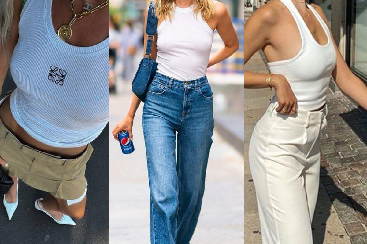 Cum să porți un maiou alb