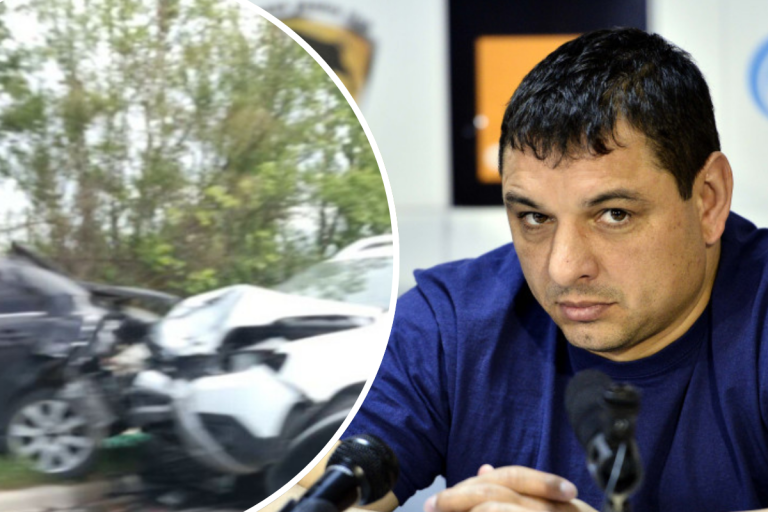 Ionel Ganea implicat într-un accident rutier grav. Fiul său de 2 ani, în stare critică