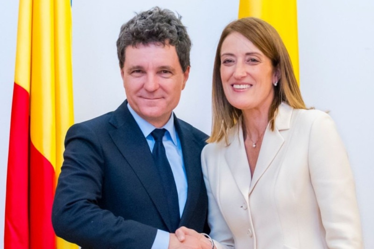 Nicușor Dan s-a întâlnit cu Roberta Metsola