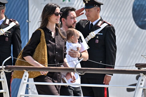 Familia regală a Iordaniei, surprinsă în Veneția! Prințul Hussein și Rajwa se pregătesc de nunta anului