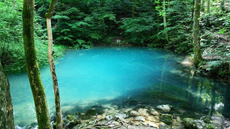 Lacul din Baia Sprie este un spectacol natural în fiecare anotimp. Schimbările sale de culoare îl fac unic în Europa