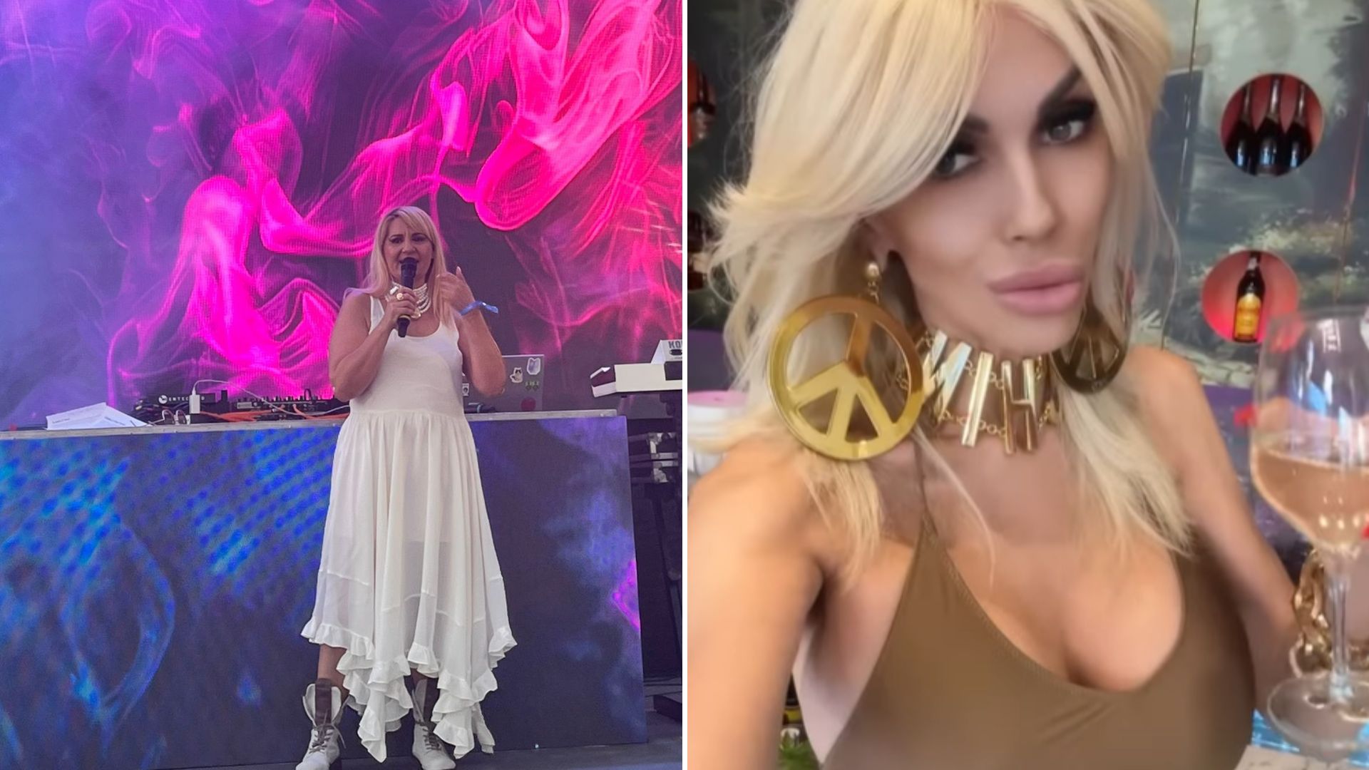 Nicola Raluca Bădulescu scenî rochie bocanci eveniment